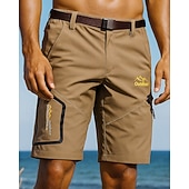 Недорогие Низ-Муж. Брюки-трансформеры Штаны для туризма и прогулок Штаны софтшелл Весна Осень На открытом воздухе Стандартный Водонепроницаемость С защитой от ветра Нижняя часть Карман Темно-серый Черный