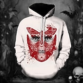 levne Mikiny s kapucí-pátek 13 Jason Voorhees Kapuce Pullover Postavička Grafika Pro Pánské Dámské Unisex Dospělé předvečer Všech svatých Karneval 3D tisk Výkon Párty