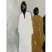 Недорогие Картины с людьми-Абстрактные британские уличные люди, картины маслом на холсте, постеры и принты, скандинавское настенное искусство, роскошная гостиная, украшение дома
