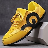 economico Sneakers da uomo-scarpe da ginnastica sportive rosse e bianche da uomo: eleganti scarpe da corsa con rete traspirante per abbigliamento casual, palestra e avventure all&#039;aria aperta