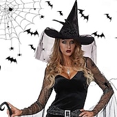 levne Masky-Čerodějnice předvečer Všech svatých Klobouky Dospělé Dámské předvečer Všech svatých Karneval Výkon Párty Jednoduché Halloweenské kostýmy Oblékněte se