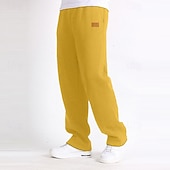 economico Pantaloni della tuta-Per uomo Pantaloni da tuta Pantaloni Pantaloni della tuta con fondo aperto Coulisse Elastico in vita Gamba Dritta Semplice Traspirante Lunghezza intera Sport all&#039;Aperto Casuale Quotidiano Moda