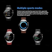 Недорогие Смарт-часы-SK45PRO Умные часы 1.53 дюймовый Смарт Часы Bluetooth Контроль температуры Педометр Напоминание о звонке Совместим с Android iOS Женский Мужчины