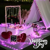 levne Solární řetězec světla-2 ks 10M/33FT 100 LED Korálky Venkovní IP44 Voděodolné Solární Fairy Světelný Řetěz Halloween Svatební Valentýna Dvůr Trávník Zahrada Festivalová Atmosféra Dekorace Měděný Drát Světlo