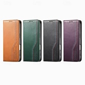 cheap iPhone Cases-Phone Case For iPhone 17 Pro Max 17 Air 16 15 14 Pro Max Plus 16e 13 Pro Max Back Cover with Wrist Strap Kickstand Card Slot Retro TPU PU Leather