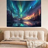 billige Veggoppheng-tapet Veggtepper Galakse Rom 3D Mystiker Soverom Stue Sovesal Dekorasjoner Vegg Dør Bakgrunn