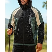 abordables Chaquetas impermeables-Hombre Cortavientos Chaqueta Chaqueta Softshell Chaqueta para senderismo Al aire libre Impermeable Resistente al Viento Trajes de senderismo Ropa de senderismo Primavera Otoño Camiseta Camping