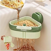 preiswerte Küchenutensilien &amp; Gadgets-2er-Pack Eckregal mit Saugnapf für die Spüle, Siebkorb für die Druckspüle, automatischer Abtropfkorb, Schwammhalter für den Wasserhahn, abnehmbarer Aufbewahrungsorganizer für die Küchenspüle
