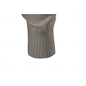 billige Herre Elite Genser og Cardigans-Herre Pullover genser Strikke Vanlige topper Jacquard Knapper Helfarge Polokrage Elegant Årgang Skole Hjem Klær Vår Høst Mørk Marineblå Kakifarget S M L