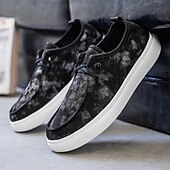abordables Baskets-Baskets décontractées bleues pour hommes avec un design dégradé, chaussures à lacets confortables pour le streetwear, l&#039;université et les tenues quotidiennes