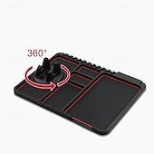 cheap Vehicle Service-Anti-Skid Car Dashboard Sticky Pad, Multifunctional Silicone Phone Holder Mat with Temporary Parking Number Plate, GPS Mount and Storage Organizer for Car Console