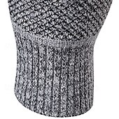 preiswerte Herren Strickjacke-Herren Pullover Kleid Pullover Strickjacke Reißverschluss-Pullover Strickpullover Gerippt Stricken Normale Oberteile Gestrickt Gerippt Einfach Mit Kapuze Mode Schals Lässig Alltagskleidung Bekleidung