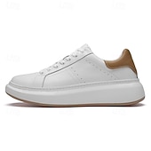 billiga Herrsneakers-Vita herrsneakers - stilren och mångsidig, för aktiva herrar inom sport och vardagsbruk