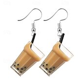 abordables Boucles d&#039;oreilles-Femmes Boucles d&#039;oreilles Tropical Joie Élégant Des boucles d&#039;oreilles Bijoux Café Pour Soirée