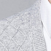 preiswerte Herren Strickjacke-Herren Pullover Kleid Pullover Strickjacke Strickpullover Gerippt Stricken Normale Oberteile Gestrickt Gerippt Einfach V Ausschnitt Mode Schals Lässig Alltagskleidung Bekleidung Herbst Winter