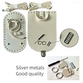 economico arte fai da te-Kit fai da te per zaino in pelle intrecciata da 7 pezzi - set con fondo e patta per borsa in similpelle lavorata a maglia, con uncinetto e accessori - per adulti &amp;adolescenti - perfetti per i