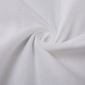 economico Vacanza-Per uomo Camicia Camicia di lino Camicia Guayabera Camicia Estiva Camicia da Spiaggia Camicia con Bottoni Semplice Vacanza Casuale Bianco Manica Lunga Colletto Estate Primavera &amp; Estate Abbigliamento