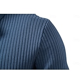 abordables Pulls et cardigans élites pour hommes-Homme Pull Tricoter Tunique Boutons Couleur Unie Henley ancien Quotidien École Maison Vêtement Tenue Printemps Automne Noir Rouge Bordeaux S M L