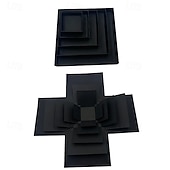 ieftine Ambalaj cadou-Set cutie cadou surpriză de Crăciun cu capace, kit de ambalare cadou cu mai multe compartimente DIY pentru zile de naștere, Ziua Îndrăgostiților, Crăciun, cereri în căsătorie și ocazii speciale,