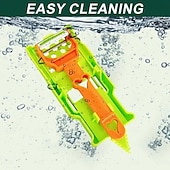 abordables Ustensiles pour fruits &amp; légumes-Ensemble d'ustensiles de cuisine multifonctionnels 3 en 1, éplucheur de légumes, éplucheur de fruits multifonctionnel, tranche et épluche toutes sortes de fruits et légumes