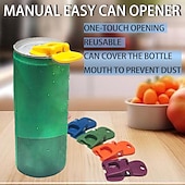 preiswerte Küchenutensilien &amp; Gadgets-12 Stück einfacher Laschenöffner&amp;amp;Getränkeschutz, Komplettabdeckung, einfacher Laschenöffner, Werkzeug zum Öffnen von Getränkedosen, bunter Getränkedosen-Schutzdeckel für Limonade, für Cola, Bier,