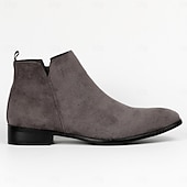preiswerte Chelsea -Stiefel-Chelsea-Stiefel für Herren, Business-Casual-Stiefeletten zum Hineinschlüpfen für Büro und Alltag