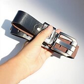 billiga Herrbälten-Herr Skärp Midjebälte Svart 8 PU läder Legering Modernt Modernt Enfärgad / vanlig färg Semester Dagliga kläder Ledigt / vardag