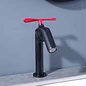 ieftine Robinete Chiuvetă Baie-Baie Chiuveta Robinet - Clasic Pictate finisaje Piesă Centrală Singur mâner o gauraBath Taps