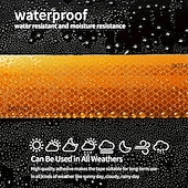 baratos Equipamento de Camping-Fita refletiva dot-c2 de alta visibilidade - 1 adesivo de advertência de segurança à prova d&#039;água e resistente para visibilidade noturna e cuidado com perigos, ideal para reboques, caminhões,