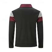 preiswerte Lässige Jacken-Herren Waffeljacke Freizeitjacke Urlaub Täglich Atmungsaktiv Tasche Spleißen Frühling Herbst Farbblock Mode Klassisch Revers Regulär Wein Dunkelgrün Braun Grau Jacken