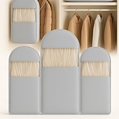 abordables Sac à Vêtements &amp; Housse-Ensemble de 3 sacs à vêtements suspendus peu encombrants avec fermeture éclair à compression automatique, housse anti-poussière pour manteaux, doudounes, organisateur de vêtements de placard avec