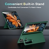 Недорогие Чехлы для Samsung-телефон Кейс для Назначение SSamsung Galaxy Z-образный сгиб 7 Z-сгиб 6 Z Fold 5 Z Fold 4 Кейс на заднюю панель Откидная подножка Защита от удара Ретро ПК