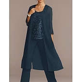 economico impacchi della madre-Chiffon 3/4 Sleeve Shrugs Cape  For Party Evening Mother of Bride  Wedding Guest Simple Pure Color Wedding Wraps dress to impress