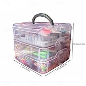 お買い得  子供のための-4655個のクレイビーズブレスレット作成キット収納ボックス付き、友情ジュエリー作り用のフラットプリプリービーズ、チャームが付いたポリマーヘイシービーズ10代の女の子向けのクラフト8〜12歳クリスマスギフト