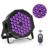 ieftine Proiectoare-36led telecomandă uv para lumină vopsire lumină violet efect lumină scenă lumină ktv bară