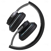 billiga Hörlurar för på och över örat-Bluetooth-hörlurar trådlösa hörlurar med mikrofon USB-adapter headset brusreducerande stereo vikbar bas för TV-hörlurar