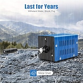 olcso Kempingfelszerelés-Thermall kézi hajtókaros generátor - nagy teherbírású hordozható külső akkumulátor USB töltővel, kézi hajtókarral, akkumulátor nélkül, kompakt &amp;könnyű (0,5 kg alatt) kempingezéshez, vészhelyzetekhez,