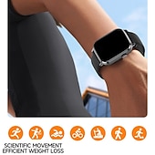 abordables Montres connectées-LM29 Montre intelligente 2.06 pouce Smartwatch Montre Connectée Bluetooth 4G Podomètre Rappel d&#039;appel Moniteur d&#039;Activité Compatible avec Android iOS Hommes GPS Longue Veille Appels Mains Libres IP68