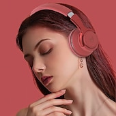billiga Hörlurar för på och över örat-Bluetooth-hörlurar trådlösa hörlurar med mikrofon USB-adapter headset brusreducerande stereo vikbar bas för TV-hörlurar