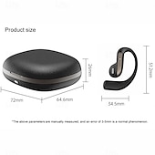 economico Cuffie TWS wireless-Cuffie con traduzione intelligente con intelligenza artificiale, cuffie sportive Bluetooth wireless di lunga durata, cuffie stereo con conduzione aerea semi-intraurale