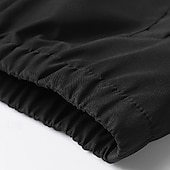 Недорогие спортивные костюмы-Муж. Спортивный костюм из двух частей Комплекты спортивных костюмов Спортивная одежда Застегнуться Светоотражающая лента Однотонный Наборы одежды Весна Черный Белый Тренажерный зал Разрабатывать Бег