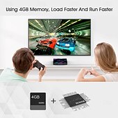 baratos Boxes de TV-Smart TV Box H96 Max RK3318 Android 11, 4G, 64GB, 32G, 4K, YouTube, Wi-Fi, BT, Media Player, H96Max, TV Box Android 10, Set Top Box, 2GB e 16GB