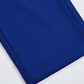 abordables Blazers Classiques pour Hommes-Homme Blazer Costumes Affaires Cocktail Fête de mariage 2 Pièces Mode Occasionnel Printemps Automne Polyester Uni Avec Poches Boutons Confortable Simple Boutonnage veste Noir Blanche Jaune Rose Claire