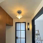 voordelige Eenvoudige Plafondlampen-ster plafondlamp – matglazen armatuur voor de hal &amp;entree