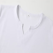 baratos Camiseta de malha waffle-Homens Camisa Waffle Camiseta T-shirt Camisa de manga longa Manga Longa Decote V Henley Primavera &amp; Outono Todas as Estações Tecido Moda Designer Básico 2 Peças Multi-pack Férias Rua Casual C D E Top