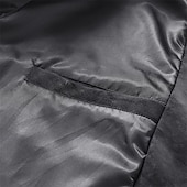 economico Giacca in ecopelle-Per uomo Giacca in Ecopelle Giacca da Biker Giacca da Moto Vacanza Quotidiano Antivento Caldo Tasca Primavera Autunno Semplice Moda Classico Collo alla coreana Regolare Nero Grigio Giacca
