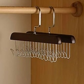 olcso Kampók és szerelvények-2 db-os csúszásgátló, többfunkciós fa kabátakasztó – falra szerelhető fogas kabátokhoz, sapkákhoz, táskákhoz, sálakhoz és övekhez, hálószobába &amp;otthoni szervező