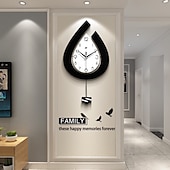Χαμηλού Κόστους Διακόσμηση τοίχου-μεγάλο ρολόι τοίχου με σταγόνα νερού, μοντέρνο ρολόι τοίχου για σαλόνι, κατάλληλο για διακόσμηση σπιτιού, υπνοδωματίου, κουζίνας και γραφείου