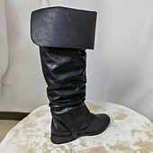 levne obuv-Retro Středověké Renesanční Návleky na boty Pirát Viking Křižák Maškarní kostým Pánské Pirát Steampunk předvečer Všech svatých Plesová maškaráda LARP Ren Faire Dospělé Kryt obuvi