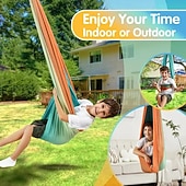 abordables Outdoor Activity-Sensory sway for children and adults capable of accommodating 300 pounds of indoor and outdoor sensory sway double-layer treatment for children with autism including suspension kit